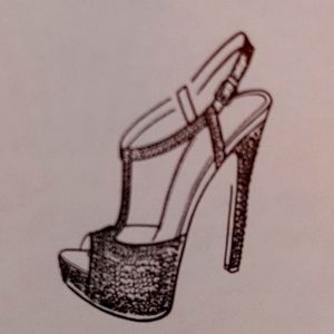 Fuchsia and Coral Peeptoe Slingback